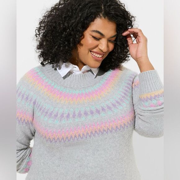 Torrid Mini Vegan Cashmere Mock Neck Sweater Dress Size 4 4X - Picture 11 of 11